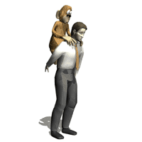 monkey-on-back